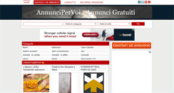Desktop Screenshot of annuncipervoi.com